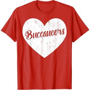 Buccaneer School Sports Fan Team Spirit Mascot Heart Gift T-Shirt XS Kids 6