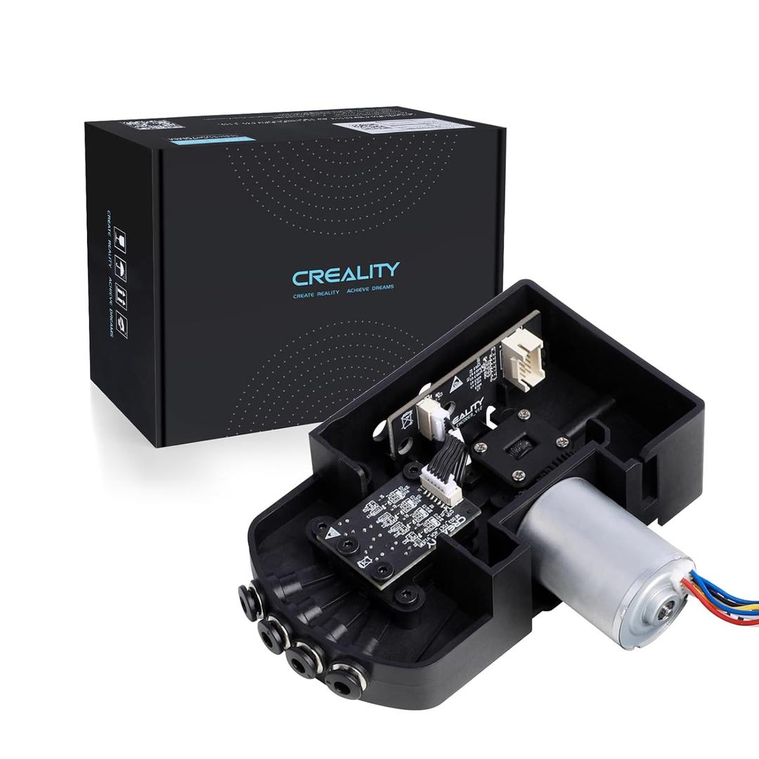 Creality CFS Five Way Kit, CFS Bottom Bracket, Original CFS Replacement Accessories with Brushless Motor for Multi Color 3D Printer Automatically Filament System (0.35A, 24V, L11)