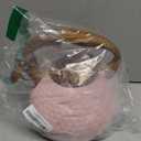 GGC Tea Kettle for Stove Top, Loud Whistling Kettle for Boiling Water Coffee or Milk, 3.1 Quart 3L Heavy Stainless Steel Pink Kettles with Wood Pattern Handle, Unique Button Control Kettle Outle