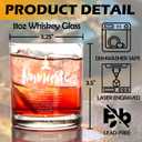 kunlisa Namaste Zen Gifts Whiskey Glasses, Meditation Spiritual Gifts for Women, Gift for Yoga Lovers, 10 oz Drinking Rocks Glasses for Women Whisky Cocktail Scotch Bourbon Liquor