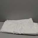 ALYVIA SPRING Extra Long Fabric Shower Curtain Liner Waterproof - 72" x 84", Soft & Lightweight XL Shower Curtain with Magnets, Machine Washable - 72x84, White