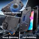 Protective Case for Nintendo Switch 2Durable Anti-Slip Shockproof Protective Hard Case Full-Body Rugged Protection Switch 2 Cover (Black)