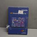 16 LED Drawing Message Note Board 7 Colors Light Acrylic Dry Erase Lumiboard with Colors 2 Modes as Night Light for Kids Room/Store/Office Ideal Gift for Festival Decoration 7 Markers