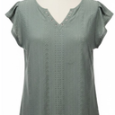 Womens T Shirts Plain Summer Tees Short Sleeve Casual Tops with Fretwork
xxl