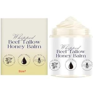 GDBadais Beef Tallow for Skin,Organic Grass Fed Whipped Beef Tallow Moisturizer