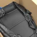 Carlimeki Leather Seat Covers Custom Fit for Tundra 2026 2025 2024 2023 2022 CrewMax SR, SR5, Limited, Platinum, 1794 Edition, TRD Pro, Capstone - Carbon Fiber - Premium Faux Leather Fully Covered