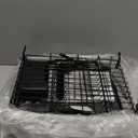 Simple Houseware Dish Drying Rack with Drainboard, Utensil Holder & Mug Hooks, Black Metal Kitchen Counter Organizer