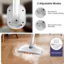 6-in-1 Steam Mop, 1200W Rotated Steam Cleaner for Home, 2 Modes, 400ML Removable Tank, 23FT Power Cord, 2 Pads, Multi-Surface Steamer for Hard Floor, Laminate Floor, Tiles Cleaning (Stone White)