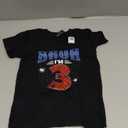 Kids Bruh I'm 3 Year Old Three Funny 3rd Birthday Boys Spider Web T-Shirt, Kids Size 4