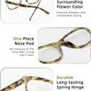 JOLISU Reading Glasses For Women - 5 Pack Stylish Readers For Womens Men Spring Hinge Eyeglasses -Blue Light Blocking Protection Frame (2.25)