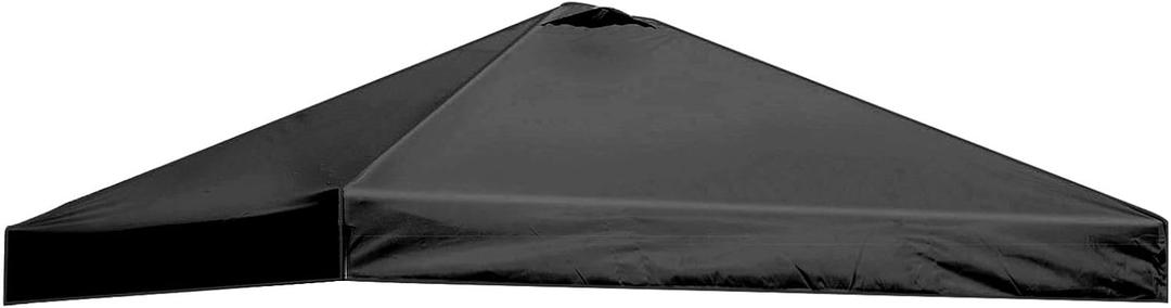 Pop up Canopy Tent Replacement Top only Suitable for Straight Leg Without Central Pole Canopy, Width of 118x118 inches, excluding Tent Frame, Black