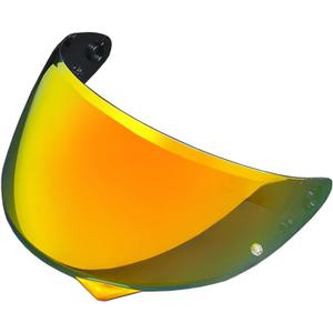 HJ-34P Helmet Visor Replacement for HJC C10.Motorcycle Helmet Shield UV Protection Compatible with HJC C10 (Revo Deep Red)