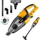 MORCLIN 120W Cordless Handheld Vacuum Cleaner Compatible with Dewalt 20v Max Battery (Tool Only) Portable for Hard Floor Carpet Car Pet Hair Cleaning