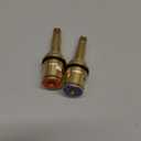 Brass Ceramic Stem Disc Cartridge Faucet Valve Replacement Quarter Turn 1/2" X 66.5mm x 8mm for Bathroom Kitchen Tap, Brass Faucet Cartridges