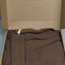 Women's 2 Piece Sweater Set Long sleeve Knit Top Wide Leg Pants Lounge Sweatsuit Fall Winter Outfits with Pocket (Brown)