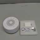 Sound Machine Easysleep White Noise Machine with 25 Soothing Sounds and Night Lights with Memory Function 32 Levels of Volume and 5 Sleep Timer Powered by AC or USB for Sleeping Relaxation (White)