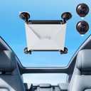Starlink Mini Mount, Starlink Mini Suction Cup Mount for Car Windows & Sunroofs, Secure Mounting Kit with 2 Spare Cups & Anti-Slip Pad,All-Weather Stability for RVs, Trucks & Boats(Black)