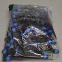 RedChili 50 Pieces Drip Emitters for 1/4" Drip Irrigation Tubing, Adjustable 360 Degree Vortex Drip Emitters with Stake 360 Full Circle Fan Shape Pattern Garden Irrigation Micro Drippers