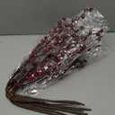 Palonu 8 Pcs 25 Inches Artificial Red Berry Stems Extra Long Red Berries Holly Berry Branch Fake Burgundy Berry Picks for Floral Arrangements Christmas Tree Holiday Home Dcor