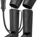 RENPHO Leg Massager FSA HSA Eligible, Air Compression Massager for Circulation Pain Relief, Effective for Father Mother Reduce Swelling-Black