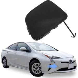 Front Right Car Tow Hook Cover Cap for Toyota Prius V 2014-2017 Replaces No.5212747060 Gray Plastic Enhanced Durability for Winter & Cold Weather