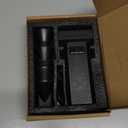 Compressed Air Duster - Rechargeable Electric Air Blower for Keyboard,Camera,PC Vents,Car Interiors & Home,Outdoor Dusting - 280,000 RPM,5 Nozzles,4 Speeds,Fast Charging (Jet Black)