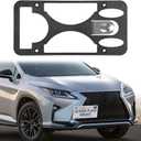 No Drill Front License Plate Bracket Mount Kit Compatible with Lexus RX 2013-2019 Installs in Seconds,Front Bumper License Plate Mounting Kit