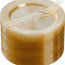 Goodluck 120PCS Gold Glitter Plates with Plastic Forks, Gold Dessert Plates for 60 Guests, Heavy Duty Disposable Plates for Party, Including 60 7" Plastic Plates and 60 7.4" Plastic Forks