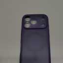 TOCOL for iPhone 17 Pro Case, Compatible with Magsafe Charger, Full Camera Protection, Translucent Matte Phone Case for 17 Pro 6.3 inch (Midnight Purple)