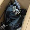 Haunted Hill Farm Soul Sucker Demon Reaper with Child by Tekky, Motion-Activated Talking Halloween Animatronic for Creepy Indoor or Covered Outdoor Halloween Decorations, Plug-in or Battery Operated