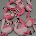 Skylety 8 Pieces Plush Flamingo Party Favors Small Flamingo 6 Inch Stuffed Animal Toy Ornaments Keychain for Christmas Birthday Party Supplies