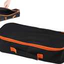 Open Top Tool Tote,Wide Mouth Open Power & Hand Tools Bags Organizer for Men Women (16 Inch)