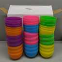 18 PCS Jumbo Easter Eggs 6 Inch Colorful Giant Plastic Eggs Bulk Fillable for Easter Hunt Basket Stuffers Fillers Filling Treats Easter Party Favors Classroom Prize Supplies for Kids Boys Girls