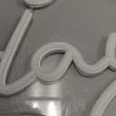 Ulalaza LED Neon Sign Night Light for Wall Party Dcor Bedroom Room Bar Wedding Home Birthday Art Decoration Christmas with USB Chain Light modulator 5v 16.5''*9.1'' (happy birthday Awarm)