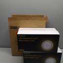 2 x 6 Inch Black Recessed Lighting with Night Light 16 Pack,Canless Wafer, 12W, 120V, 1100LM, 2700K-5000K Selectable, Dimmable, ETL FCC