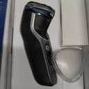 Philips Norelco Shaver 3900 Series, Wet and Dry Electric Shaver, P-Cap, Travel Pouch, Charging Stand, Storm Blue, Model S3341/92 (Silver New)