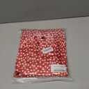 LOMON Plus Size Women Blouses 3/4 Length Sleeve Tops Crewneck Pleated Casual Tees Shirts 1X-5X (Red Daisy)