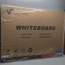 VIZ-PRO Magnetic Whiteboard/Dry Erase Board, 48 X 36 Inches, Silver Aluminum Frame