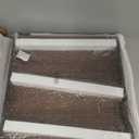 Large Ottoman Tray for Living Room and Coffee Table, Decorative Acacia Wood Serving Tray with Handles for Breakfast in Bed, Dinner Food Kitchen TV (Natural, 20" x 20" x 2")