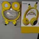 Wireless Kids Headphones with 7-Color LED Lights, 85dB Safe Volume & 40H Playtime Ultra-Soft Over-Ear for School Travel