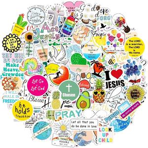 200Pcs Inspirational Christian Stickers for Vision Board Water Bottles Laptop, Vinyl Waterproof Jesus Bible Verse Stickers for Scrapbook Journaling Planner, Christian Easter Gifts for Kids