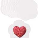 3 x 10pcs Magic Foam Texture Papers, 2.36x2.36in 3D Puffy Art Paper Flower Shape Sponge Canvas Blank Foam Texture Painting Sheets Kit for DIY School Home Desk Decor Creative Crafts Gifts