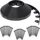 EasyFlex No-Dig Landscape Edging Kit - 100 ft., Black