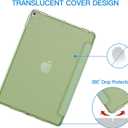 JETech Case for iPad Pro 10.5-Inch and iPad Air 3 (10.5-Inch 2019, 3rd Generation), Smart Cover Auto Wake/Sleep Cover (Matcha Green)