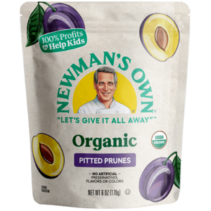 Newman's Own Organics California Prunes, (Pack of 2) 12-Ounce Pouches
