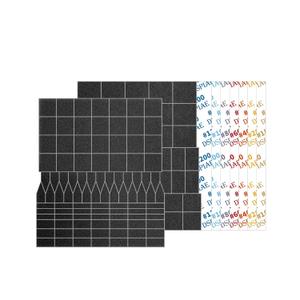 14 pcs Sandpaper Pre-cut mesh(1008pcs) For ES-A Reciprocating Sander flat&rounded sanding heads