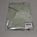 Mens Linen Shirt Short Sleeve Wrinkle Free Casual Untucked Button Down Shirts Beach Breathable Tops Summer (Green, L)
