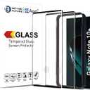 AACL Screen Protector for Samsung Galaxy Note 10 Plus,6.8 Inch,Curved Tempered Glass,Compatible with Ultrasonic Fingerprint Scanner,2 Pack