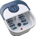 Tenswa Collapsible Foot Spa Bath Massager with Heat, Bubbles, Pedicure Foot Spa with 8 Rollers, Tub for Stress Relief, Soaker with Mini Acupressure Massage Points & Temperature Control