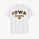 Iowa Hawkeyes Proud Grandpa Officially Licensed T-Shirt Women, Medium